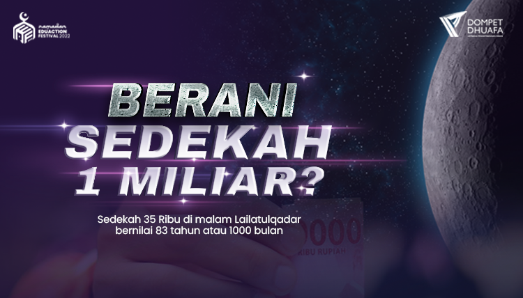 Banner program Amalan cerdas, rutinkan sedekah di 10 Hari terakhir Ramadan