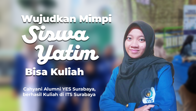 Banner program Siswa Yatim Bisa Kuliah