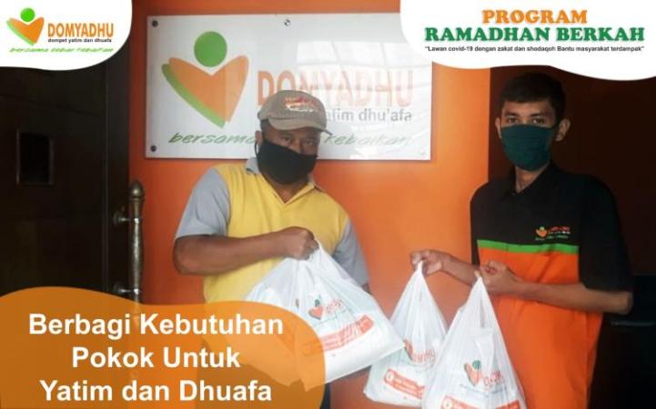 Sembako untuk yatim dhuafa dan masyarakat terdampak 