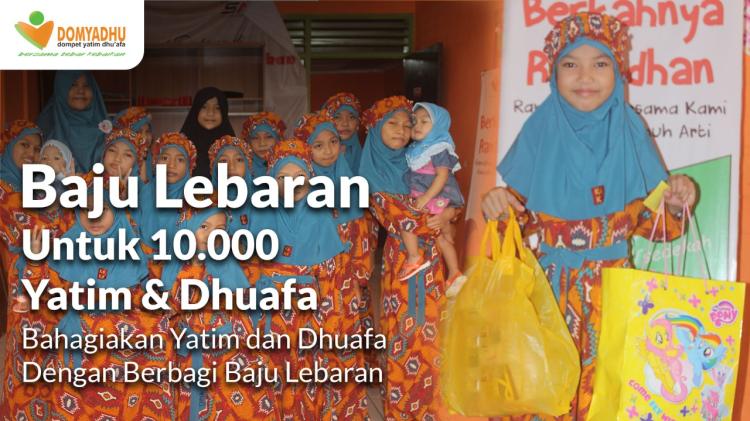 Gambar banner Patungan Baju Lebaran, Bahagiakan Yatim Dhuafa Gambar banner Patungan Baju Lebaran, Bahagiakan Yatim Dhuafa