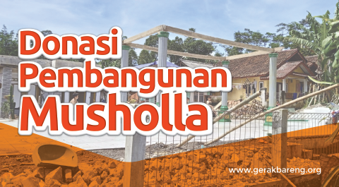 Banner program Beres Bangun Masjid dan Mushola