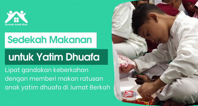 Gambar banner Sedekah Makanan untuk Anak Yatim Dhuafa