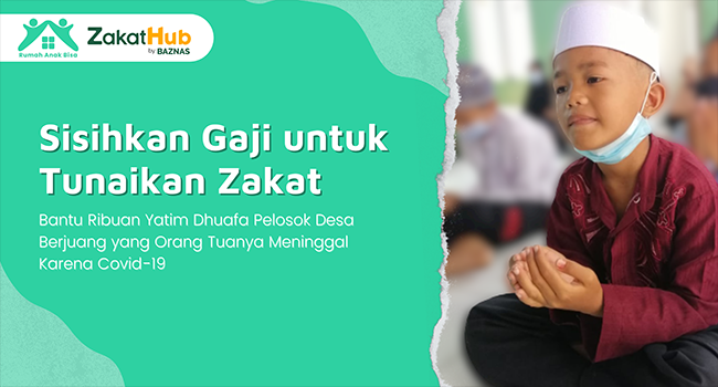 Banner program Zakat untuk Bahagiakan Anak Yatim Dhuafa Pelosok Negeri