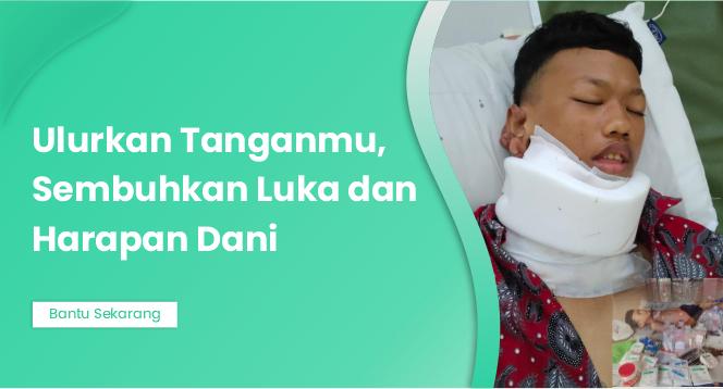 Banner program Sendirian Melawan Luka, Dani Hanya Ingin Bertahan Hidup