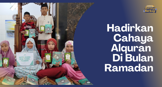 Banner program Waktunya Berbagi Alquran