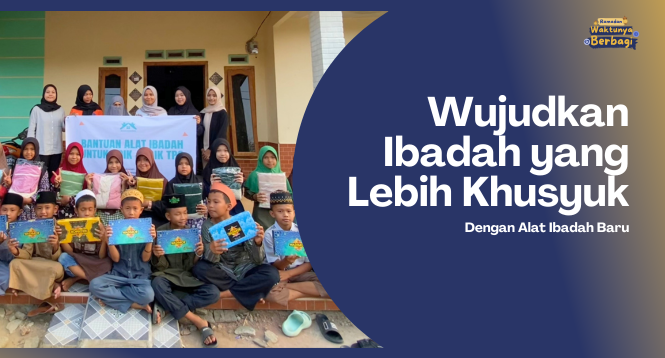 Banner program Wujudkan Ibadah Nyaman di Ramadan dengan Alat Ibadah Baru
