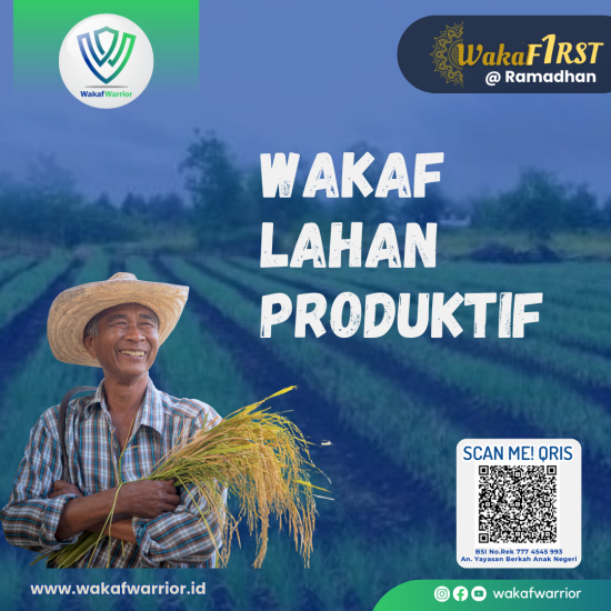 Banner program Wakaf Lahan Pangan