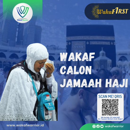 Banner program Wakaf Calon Jamaah Haji