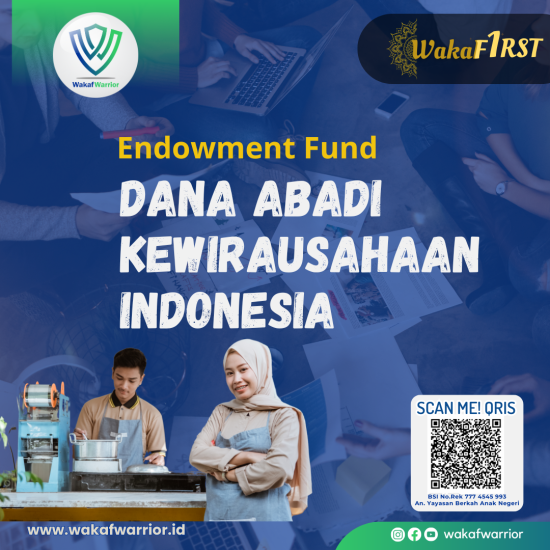 Banner program Dana Abadi Kewirausahaan Indonesia