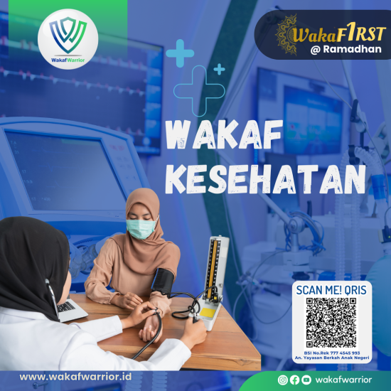 Banner program Wakaf Kesehatan