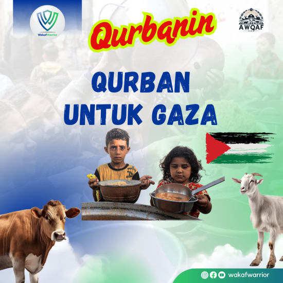 Banner program Qurban Untuk Gaza-Palestina