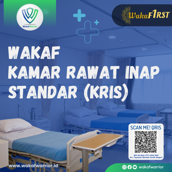 Banner program Darurat  Kamar Rawat Inap, Yuk Bantu dengan Berwakaf