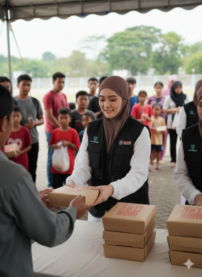 Banner program Berbagi Takjil dan Ifthar Berkah Berdaya Ramadhan