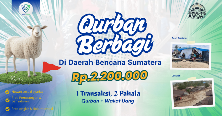 Gambar banner Qurban Berbagi Daerah Bencana Sumatera