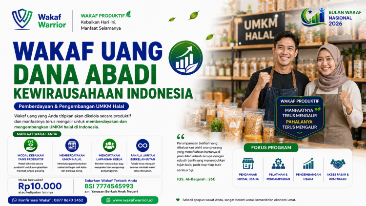 Banner program Dana Abadi Kewirausahaan Indonesia