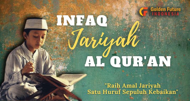 Banner program Infaq Jariyah Alquran
