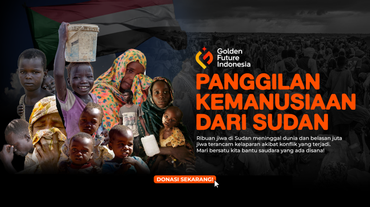 Banner program Panggilan Kemanusiaan untuk Sudan