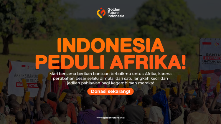 Banner program Indonesia Peduli Afrika