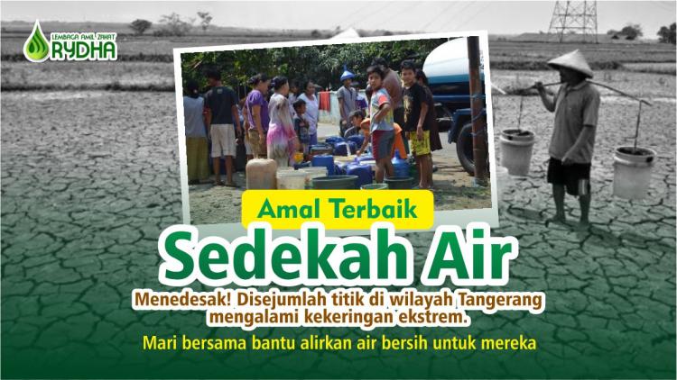 Gambar banner Indonesia Darurat Kekeringan, Yuk Bantu Dengan Sedekah Air