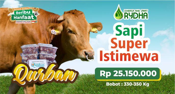 Banner program Qurban Super Istimewa