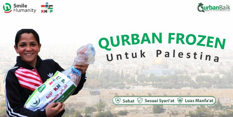 Gambar banner Qurban Baik Sapi Frozen Untuk Palestina