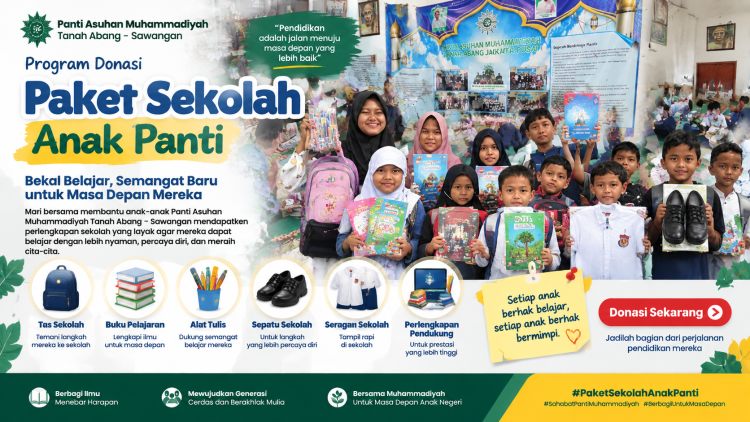 Gambar banner Bantu Anak Panti Tetap Semangat Menuntut Ilmu