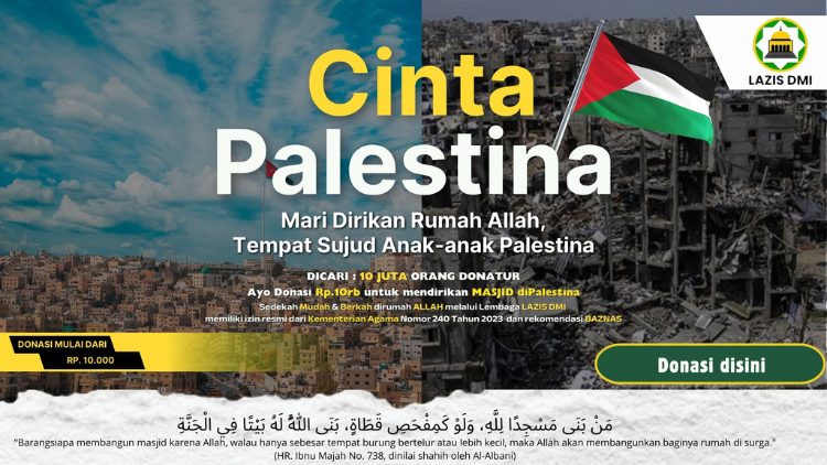 Banner program Cinta Palestina