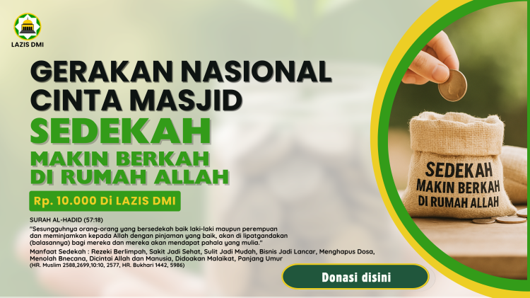 Banner program Gerakan Nasional Cinta Masjid
