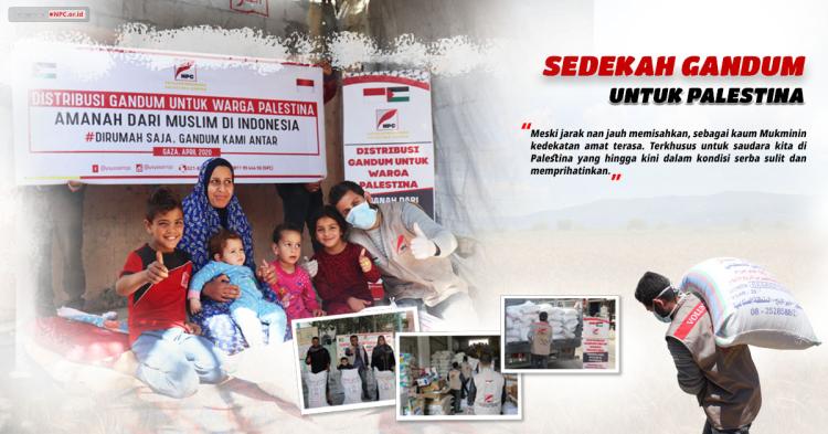 Gambar banner Sedekah Gandum untuk Palestina Gambar banner Sedekah Gandum untuk Palestina