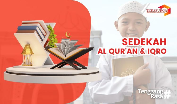 Banner program Sedekah AL Quran dan Iqro