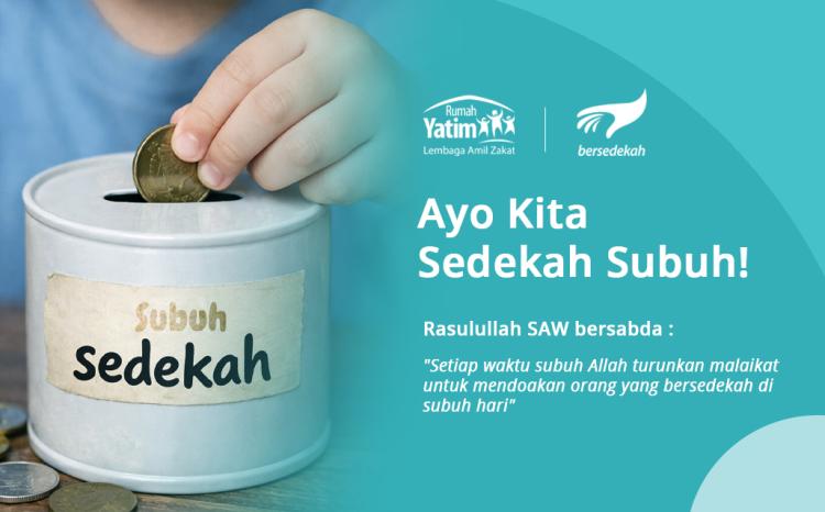 Banner program Pahala Berlipat dengan Sedekah di Waktu Subuh
