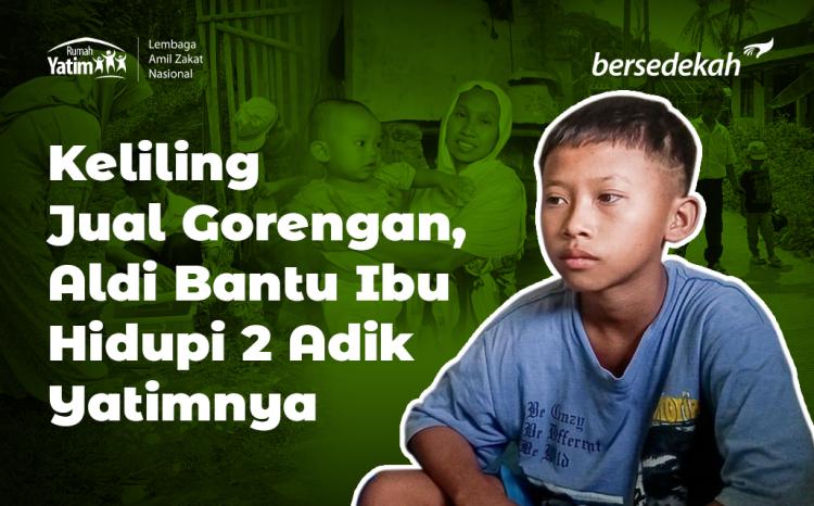 Gambar banner Bantu Yatim Penjual Gorengan Ini Hidupi Keluarga
