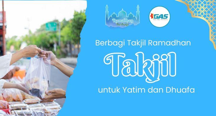 Banner program Berbagi iftharTakjl dibulan Ramadhan untuk Yatim Dhuafa dan Masyarakat Prasejahtera Pelosok Desa