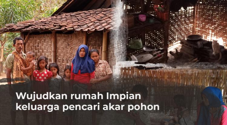 Banner program Pak Tumiran Tak Bisa Renov Rumah Yg Terancam Roboh