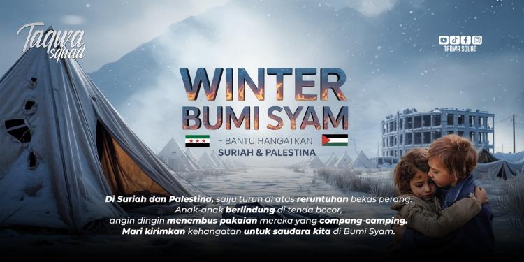 Banner program Winter Bumi Syam