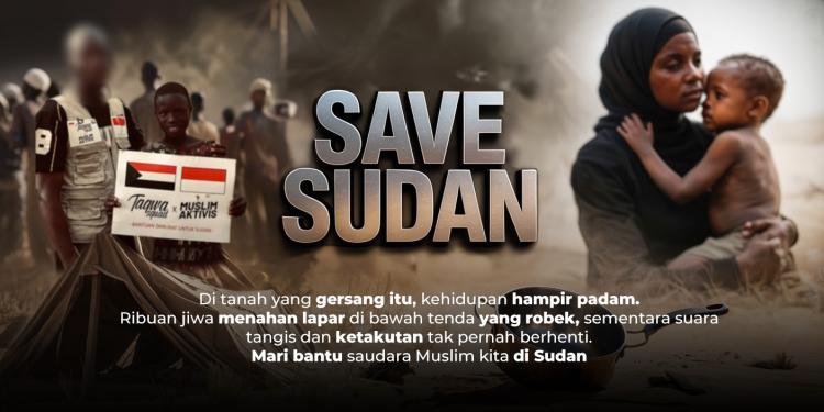 Banner program Save Sudan
