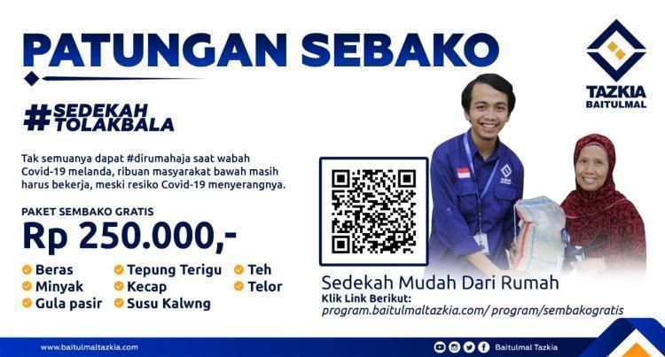 Banner program Patungan Sembako