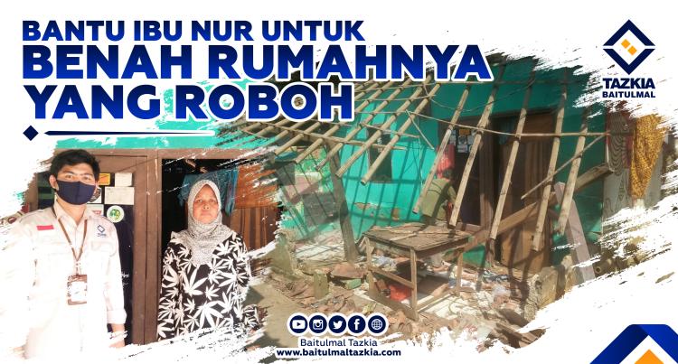 Gambar banner BANTU IBU NUR UNTUK BENAH RUMAHNYA YANG ROBOH Gambar banner BANTU IBU NUR UNTUK BENAH RUMAHNYA YANG ROBOH