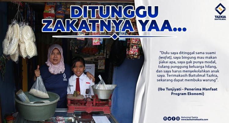 Banner program Zakat Mu, Memberishkan Harta Mu