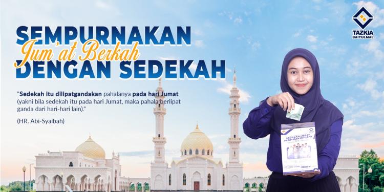 Banner program Sempurnakan Jumat Berkah dengan Sedekah