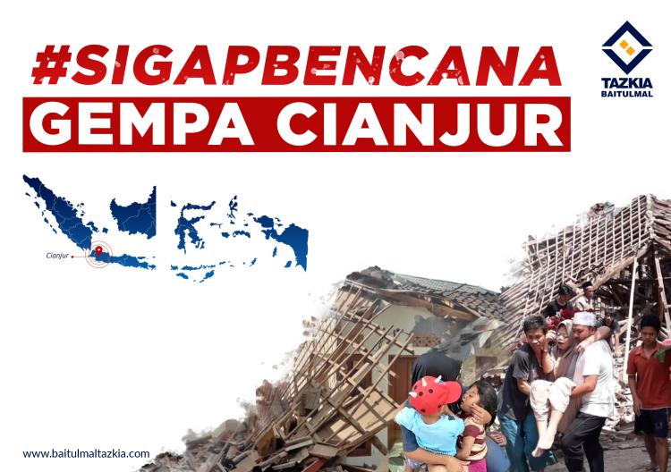 Banner program SIGAPBENCANA GEMPA CIANJUR