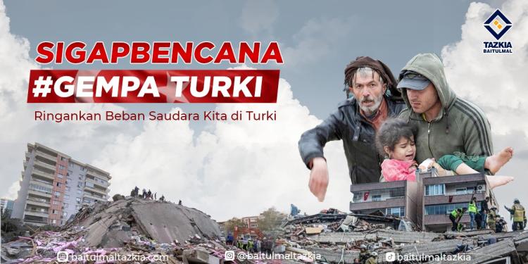 Banner program SIGAP BENCANA GEMPA TURKI