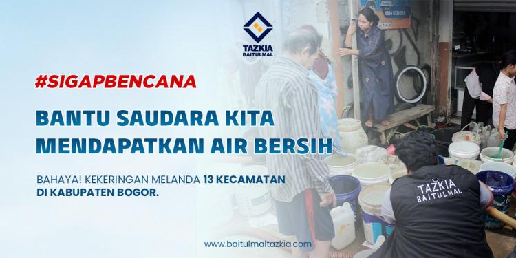 Banner program BAHAYA KEKERINGAN MELANDA 11 KECAMATAN DI KAB BOGOR