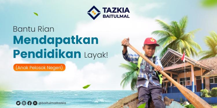Banner program Bantu Pendidikan Layak untuk Anak Pelosok Negeri