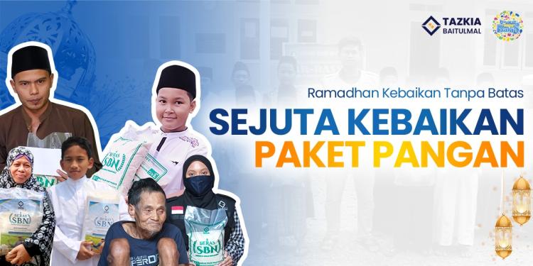 Banner program Sejuta Kebaikan Paket Pangan