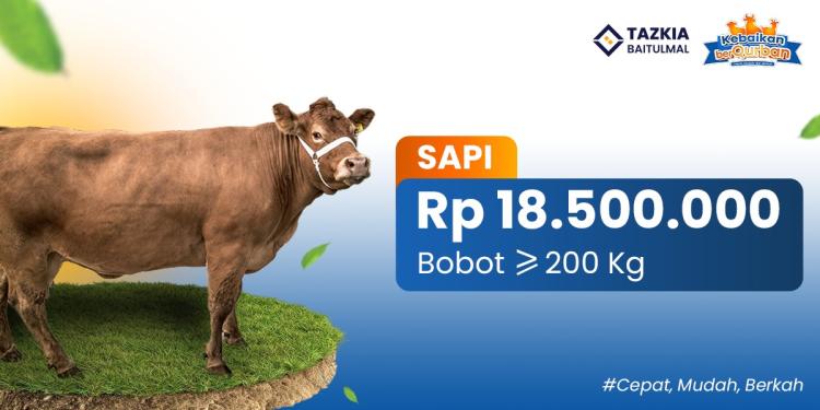 Banner program Kebaikan BerQurban Sapi