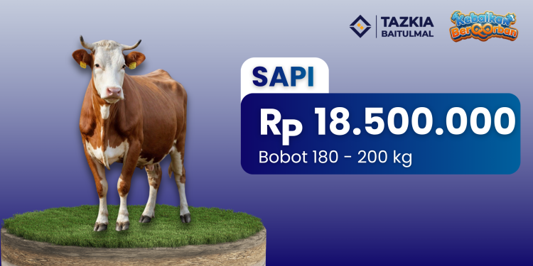Banner program Kebaikan BerQurban Sapi