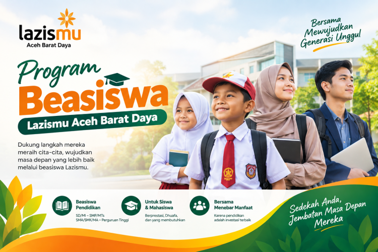 Gambar banner Program Beasiswa Lazismu Abdya