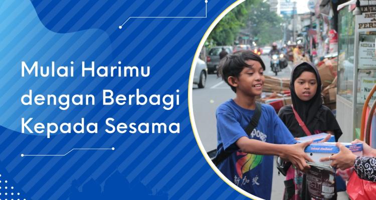 Banner program Sedekah Jumat Untuk Yatim Dan Lansia Dhuafa