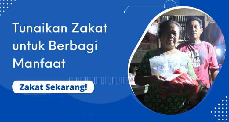 Banner program Sucikan Hartamu Dengan BerZAKAT